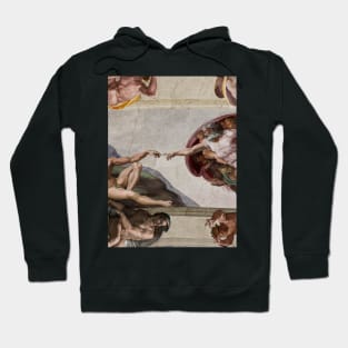 The Creation of Adam By Michelangelo Buonarroti, Touching Hands, Sistine Chapel Hoodie